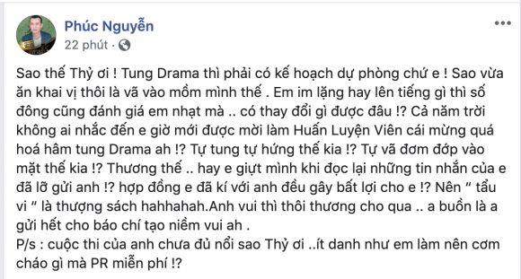 Ông bầu Phúc Nguyễn, á hậu Mâu Thuỷ, Hoa hậu Phương Khánh